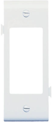 White Decorator Opening Sectional Nylon Wall Plate