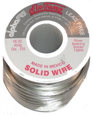 16-oz., .125-Diameter Lead-Free Plumbing Solder