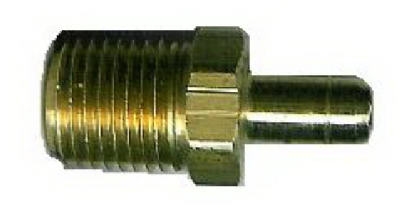 1/4-Inch I.D. x 1/8-Inch Male Pipe Thread, Brass Mini Hose Barb Insert