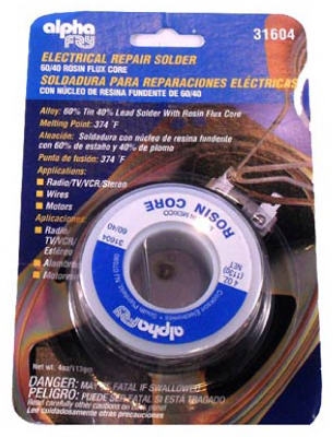 3-oz., .062-Diameter Leaded Electrical Solder