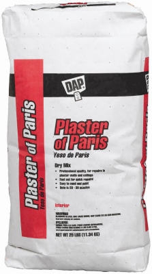 Plaster Of Paris, White, 25-Lb. Bag