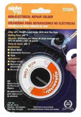 4-oz., .125-Diameter Leaded Non-Electrical Solder