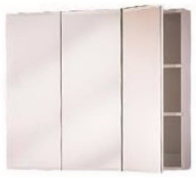 Medicine Cabinet, Frameless, Tri-View