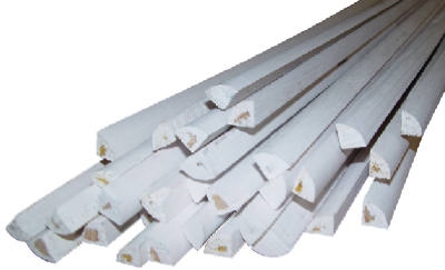 1/2x8' QTR RND Moulding