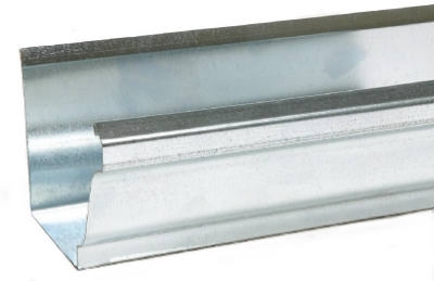 K-Style Gutter, Mill Finish Galvanized Steel, 5-In. x 10-Ft., Must Purchase In Quant. of 10