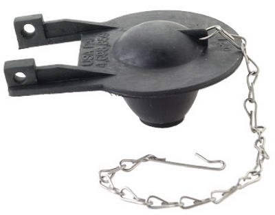 Toilet Flapper, Rubber, 3-In.