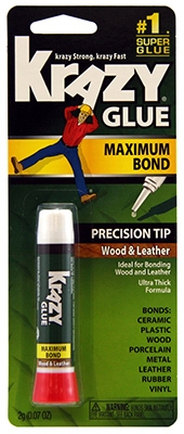 Krazy Glue Wood & Leather Formula