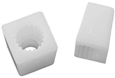 10-Pack 5/8-Inch Broach E Plastic Handle Adaptor