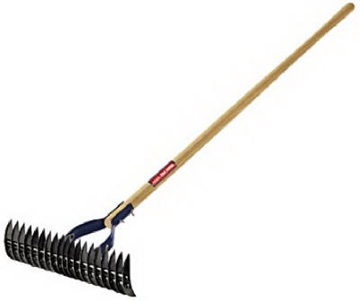 15-1/2 Inch Heavy-Duty Thatching Rake With 54-Inch Handle