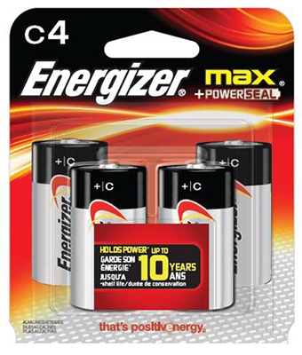  inchC inch Alkaline Batteries, 4-Pk.