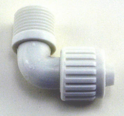 Pipe Fitting, Male Elbow, 1/2 PEX x 1/2-In. MPT