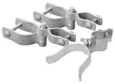 Galvanized Chain Link Walk Gate Hardware Set, 2-3/8 In.