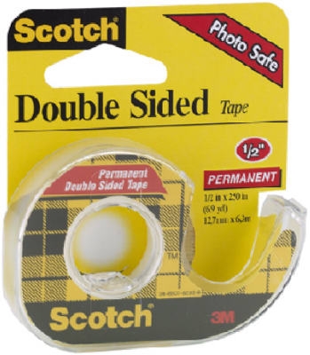 1/2 x 250-Inch Double-Faced Tape