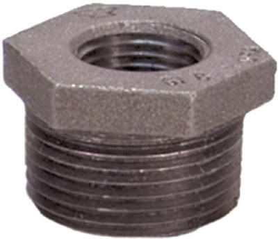 1/4 x 1/8-Inch Black Hex Bushing