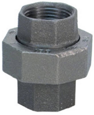1/4-Inch Black Union