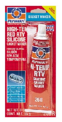High-Temperature Red Silicone Gasket Maker, 3-oz.