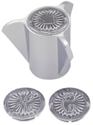 Sayco 1-1/2 x 1-3/8 Bottom x 2-Inch Chrome Tub Handle