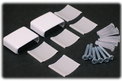 7-Piece White Coupler & Wiremolder Accessory Pack