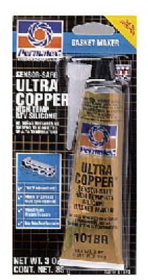 Ultra Copper  RTV Silicone Gasket Maker, 3-oz.