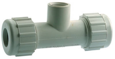 1-1/4 PVC CMP Tee