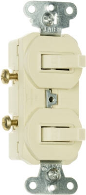 15A 120/277V Combination 2 Switch