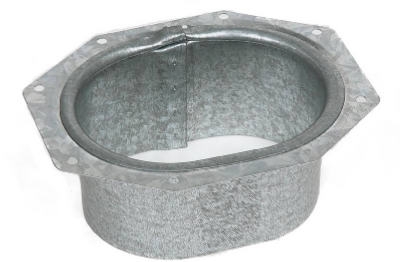 Gutter Drop Outlet, C Style, Mill Finish Aluminum, 3 x 4-In.