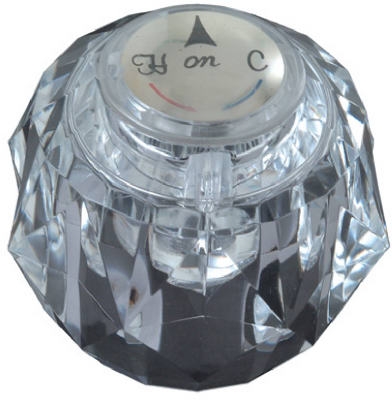 1-3/4 Bottom x 2-Inch H Acrylic Lavatory Sink Handle