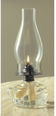 Chamber Oil Lamp, 11.5-In.
