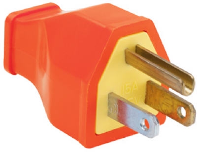 15A Orange Residential Plug