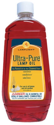 Ultra Pure Lamp Oil, Red, 32-oz.