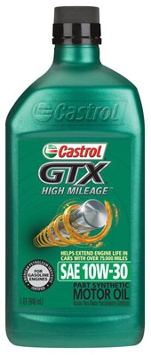 GTX Motor Oil, High-Mileage, 10W30, 1-Qt.