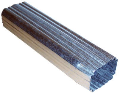 Corrugated Downspout Galvanized, 2 x 3-In. x 10 Ft.,  Must Purchase In Quant. of 10
