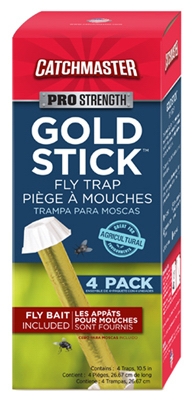 Gold Stick Fly & Wasp Trap, 4-Pk.