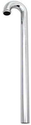 1-1/4-Inch O.D. Tube x 19-3/4-Inch Chrome-Plated Brass Lavatory Floor Drain Tube