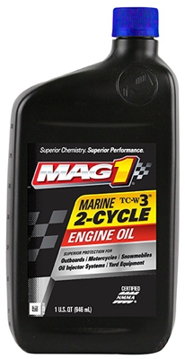 Marine Engine Oil, 2-Cycle, 1-Qt.