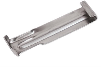 Fascia Strap Hanger, Mill Finish Aluminum, 5-In.