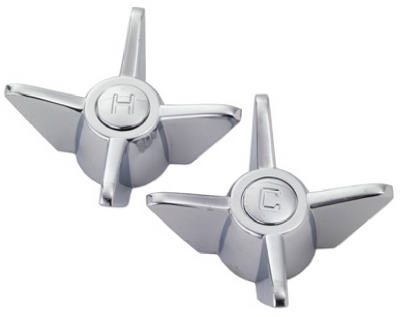 American Standard 2-Pack 3-Inch x 1-1/4 Bottom x 7/8-Inch Chrome Tub Handle