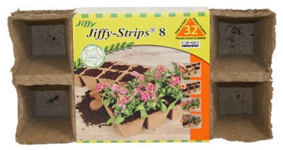 4-Pack 2-1/2 Inch Square Peat Strips