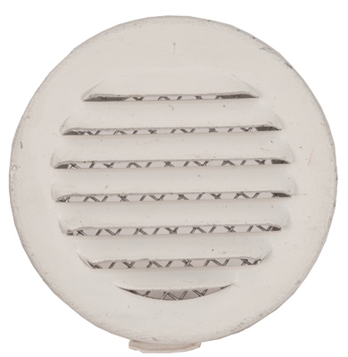 Circle Vent, 3-In., Brown, 6-Pk.