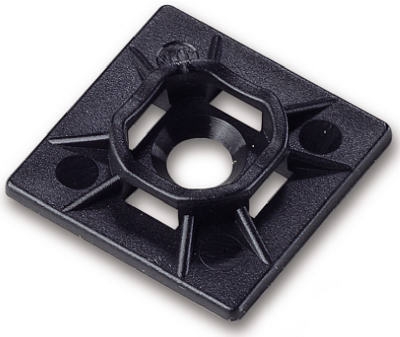 Cable Tie Mounting Base, Black 5-Pk.