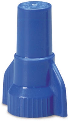 Wing-Gard Wire Connector, Square Spring, 14-16 AWG, Blue, Extra Large, 50-Pk.