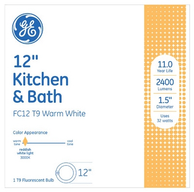 32-Watt Circline Kitchen/Bath Appliance Fluorescent Light Bulb