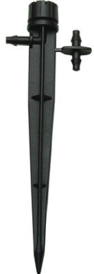 Drip Watering Stream Spray Bubbler & Stake, Half-Circle