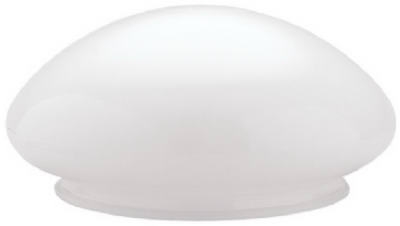 Mushroom Ceiling Shade, White, 8-In.