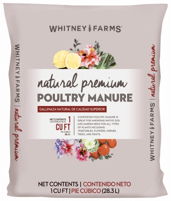 Natural Premium Poultry Manure, 1-Cu. Ft.
