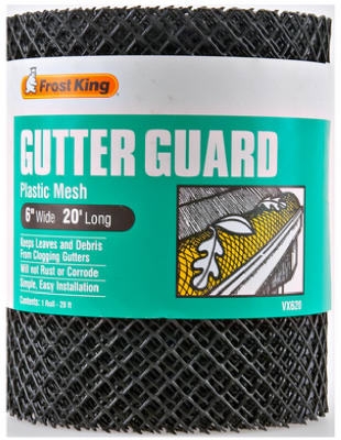 Mesh Gutter Guard, Plastic,  6-In. x 20-Ft.