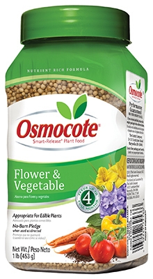 Osmocote Flower & Vegetable Plant Food, 14-14-14 Formula, 1-Lb.