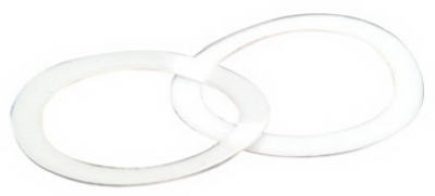 Harcraft 10-Pack .701 O.D. x .56 I.D. x .034-Inch H Plastic Cap Thread Gasket