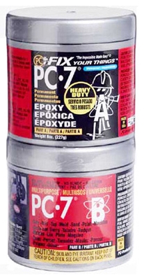 Epoxy Paste, Dark Grey, 1/2-Lb.