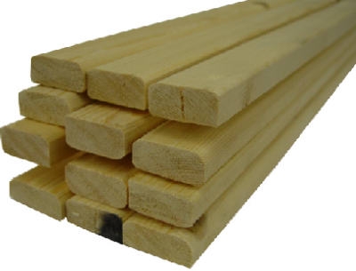 Wood Furring Strip 1 x 2-In. x 8-Ft.